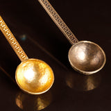 Buddhist Rituals Supplies, Tibetan Pure Copper Fire Offering Spoon