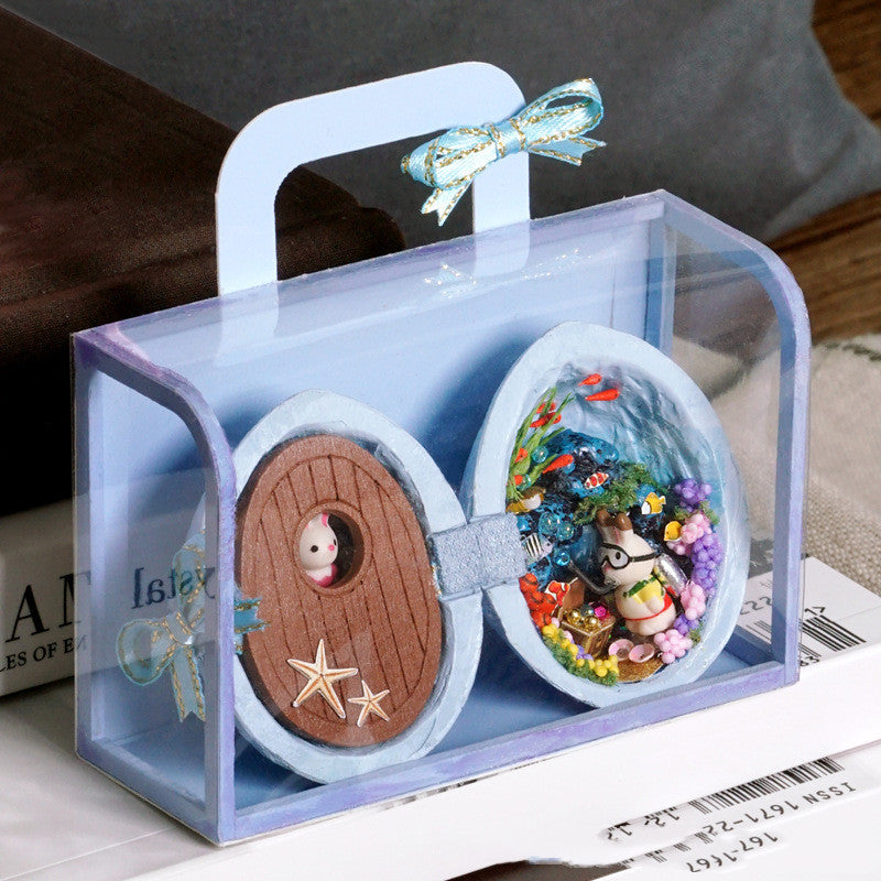 Wisdom Fun House, Box Theater Seed World, DIY Hut Gift Box Model ...