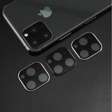 Apple 11 Lens Tempered Glass, Titanium Alloy Protective Ring