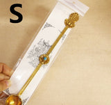 Buddhist Rituals Supplies, Tibetan Pure Copper Fire Offering Spoon