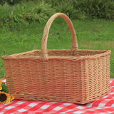 Outdoor Picnic Basket, Wicker Hand Bag