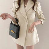 Women’s Summer Thin Suit Jacket, Casual Office Long Blazer for Ladies, Elegant Lightweight Formal Wear