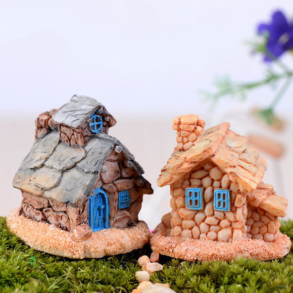 Elf Castle, Stone House, Bottled Decoration, DIY Succulent Ornament
