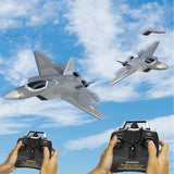 Electric RC Fighter Raptor Model, Airplane Fixed Wing Foam Throwing Aircraft