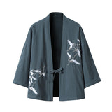 Kimono Robes, Traditional Men's Jacket, Hip Hop Korean Streetwear