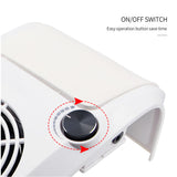 Adjustable Speed Nail Vacuum Cleaner for Manicure & Nail Dust Collection