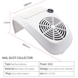 Adjustable Speed Nail Vacuum Cleaner for Manicure & Nail Dust Collection