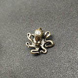Handmade Pure Copper, Brass Octopus Ornaments