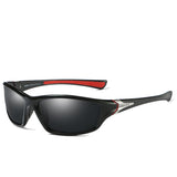 DUBERY Square Sports Style Polarized Men's Sunglasses, Male Ultralight Frame Goggles
