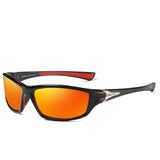 DUBERY Square Sports Style Polarized Men's Sunglasses, Male Ultralight Frame Goggles