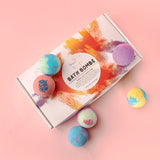 14 Pieces of Explosive Salt Ball Gift Box with Various Fragrance, Bubble Bath Bomb, Bath Balls