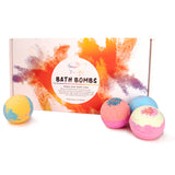 14 Pieces of Explosive Salt Ball Gift Box with Various Fragrance, Bubble Bath Bomb, Bath Balls