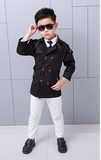 Boys' Windbreaker Casual Mid-Length Coat, Children's Clothing