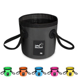 Portable Travel Bag, Folding Fishing Bucket, Outdoor Convenient Travel Car Wash Waterproof Pouch