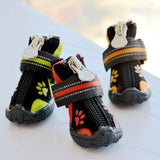 Medium and Large Printed Suede Cotton Shoes for Dogs
