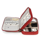 Cable Organizer Bag, Travel Electronic Accessories Carrying Case for Digital Camera, USB, Charger, Power Bank, etc., Storage Bag Box