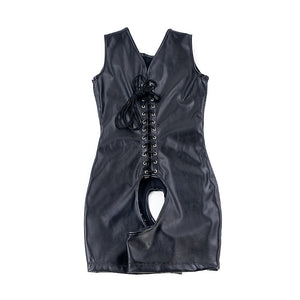 Sexy Open-file Strait-jacket, Flaunting Dress for Women