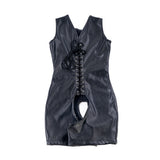 Sexy Open-file Strait-jacket, Flaunting Dress for Women