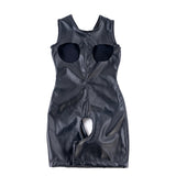 Sexy Open-file Strait-jacket, Flaunting Dress for Women