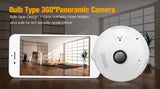 LC-SEE Bulb Camera CCTV Security IP Wireless VR 360 Camera