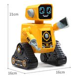 Electric Wireless Engineering Vehicle Robot Toy with Intelligent Puzzle Learning