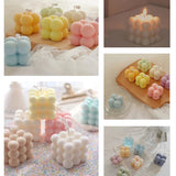 Six Cube Silicone Cake or Candle Mold