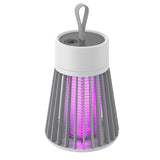 Electric-shock Physical Mosquito Killer, Light Purple Light Portable Outdoor Bedroom USB Rechargeable Insect Trap