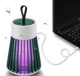 Electric-shock Physical Mosquito Killer, Light Purple Light Portable Outdoor Bedroom USB Rechargeable Insect Trap