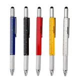 Cross-border Multifunctional Creative Screwdriver Tool, Caliper Level Gauge Scale Ballpoint Pen, Capacitive Touch (Pack of 2)