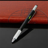 Cross-border Multifunctional Creative Screwdriver Tool, Caliper Level Gauge Scale Ballpoint Pen, Capacitive Touch (Pack of 2)