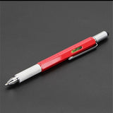Cross-border Multifunctional Creative Screwdriver Tool, Caliper Level Gauge Scale Ballpoint Pen, Capacitive Touch (Pack of 2)