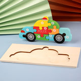 Children's Cartoon, Numbers, Animals Puzzle Set (Pack of 2)