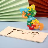 Children's Cartoon, Numbers, Animals Puzzle Set (Pack of 2)