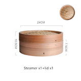 Premium Quality Bamboo Steamer, Kitchen Accessories