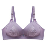 Comfortable Middle-aged Women's Bra, Sexy Chest Gathered Brassiere without Steel Ring