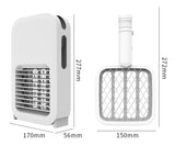 Efficient Photocatalyst Household Mosquito Killer Lamp, 2-in-1 LED Insect Racket, USB Creative Trap, Artifact Bug Zapper