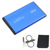 USB 3.0 Aluminum Alloy External Hard Drive Enclosure – Portable HDD/SSD Case, No Memory Included