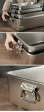 Stainless Steel Food Turnover Square Basin