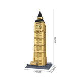 Famous Building Model, Assembling Puzzle Block Toy