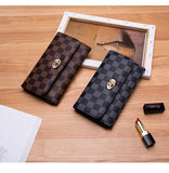 Korean Version of the New Wallet, Multi-Splicing Embossing Card Holder