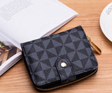 Korean Version of the New Wallet, Multi-Splicing Embossing Card Holder