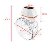 V. Cool Newly Upgraded Wearable Electric Breast, Invisible Breast-Collecting Silent Pump