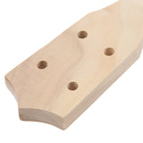 21 inches White Wooden Ukulele Soprano Hawaiian DIY Guitar Uke Kit Musical Instrument