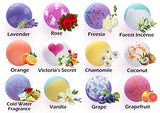 14 Pieces of Explosive Salt Ball Gift Box with Various Fragrance, Bubble Bath Bomb, Bath Balls