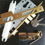 European Luxury Wooden Door Handle Lock for Rooms & Villas