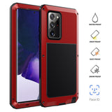 Three Anti-armor Anti-Fall Suitable for Samsung Note 20 Ultra Metal Silicone Protective Shell Waterproof Sets