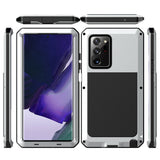 Three Anti-armor Anti-Fall Suitable for Samsung Note 20 Ultra Metal Silicone Protective Shell Waterproof Sets