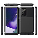 Three Anti-armor Anti-Fall Suitable for Samsung Note 20 Ultra Metal Silicone Protective Shell Waterproof Sets