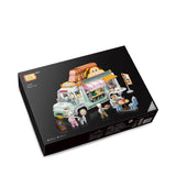 Van 1188, Small Particles Building Blocks, Inserting Car Model Toy