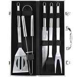 Aluminum Box Stainless Steel Grill Set, BBQ Barbecue Tools
